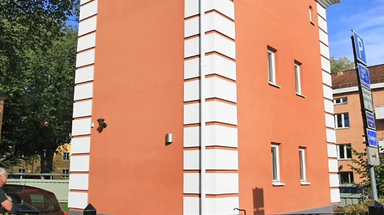 Husesyn i transformatorstation på Oxgränd 2 i Linköping