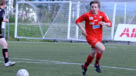 Fredrik Ahlander satte 1-0 för KFF. foto: mats henriksson