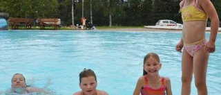 Färre besökare i badpoolerna