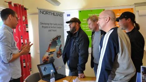 Klas Englund Sandlund informerade arbetssökande om Northland resources rekryteringsbehov framöver. Mellan 2010 och 2012 kommer upp till 900 att vara sysselsatta i uppbygganden av Pajalagruvan. När den är igång cirka 400 i alla inom gruvnäringen tänkbara yrkeskategorier.