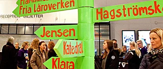 Många frågor på gymnasiemässa
