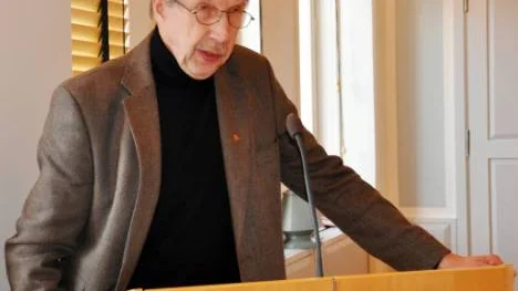 Sixten Eriksson (S), ville inte höja skatten. "Vi måste ha is i magen, det vänder snart." FOTO: Marie Ridderström