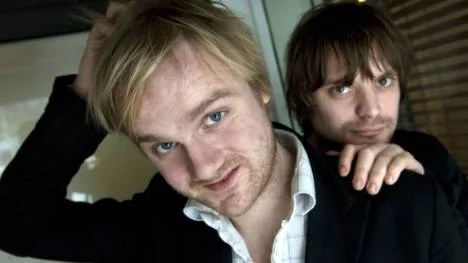 Martin Elisson och Adam Bolméus är Hästpojken. Nu släpper de nya skivan "Från där jag ropar".     Foto: Fredrik Sandberg / SCANPIX