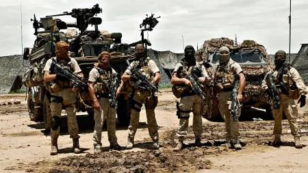 De belgiska specialstyrkorna SPG sattes bland annat in i Tchad år 2004.FOTO: www.spg.be