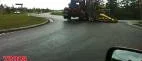 Lastbil välte på Parkgatsleden
