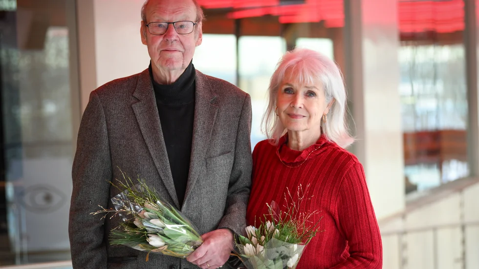 Sten Ljunggren och Marika Lindström blev årets filmpar 2022. Arkivbild.