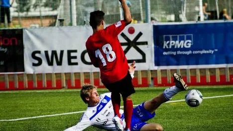 Filip Jägerbrink var en av bästa i IFK Luleås försvar.