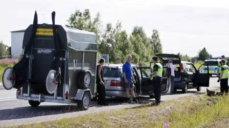 Sju personer totalt var inblandade i olyckan i Ersnäskorsningen. Foto: jonas lindsköld