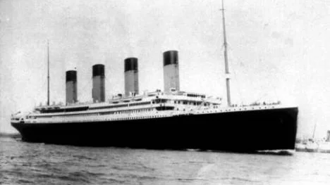 Passagerarfartyget s/s Titanic.