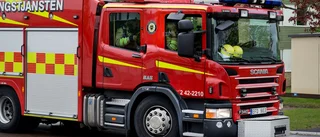 Anlagd brand på skoltoalett