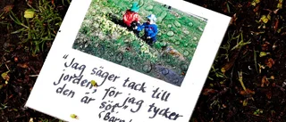 Barnen anropar jorden