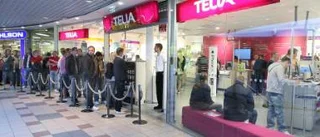 Hälften av Iphone 3g telefonerna slut på en timme