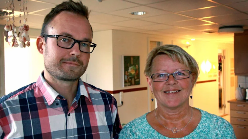 Lärare på Lärcentrum: Johan Pettersson och Inger Carlström.