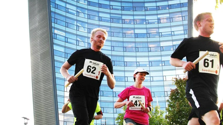Så här såg det ut på Mjärdevistafetten 2013.