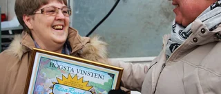 Stod i duschen och vann ruschen