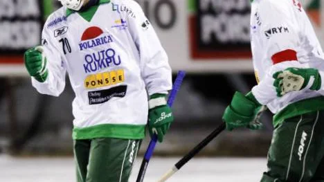 Mikko Rytkänen gjorde fem nya mål i helgen, två mot Ljusdal och tre mot Unik.HT Bandy hade en tämligen enkel helg och kunde inkassera två nya segrar. Arkivfoto: BEngt-åke persson