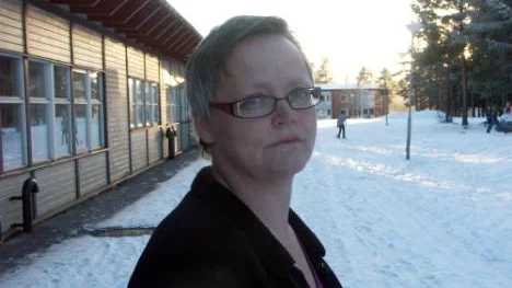 En elev på Brönjaskolan har blivit slagen och sparkad av tre andra elever. Rektorn Åsa Wengelin har gjort en polisanmälan.FOTO: leif hammarström