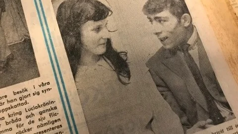 Kuriren för 50 år sedan: Britt-Louise Höglund har som sista utväg skrivit till inrikesdepartementet för att få sin Jozef Gorgan kvar i Sverige. 