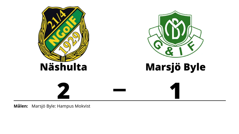 Näshulta GoIF vann mot Marsjö-Byle GoIF