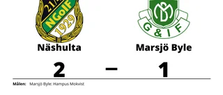 Tionde matchen i rad med poäng för Näshulta