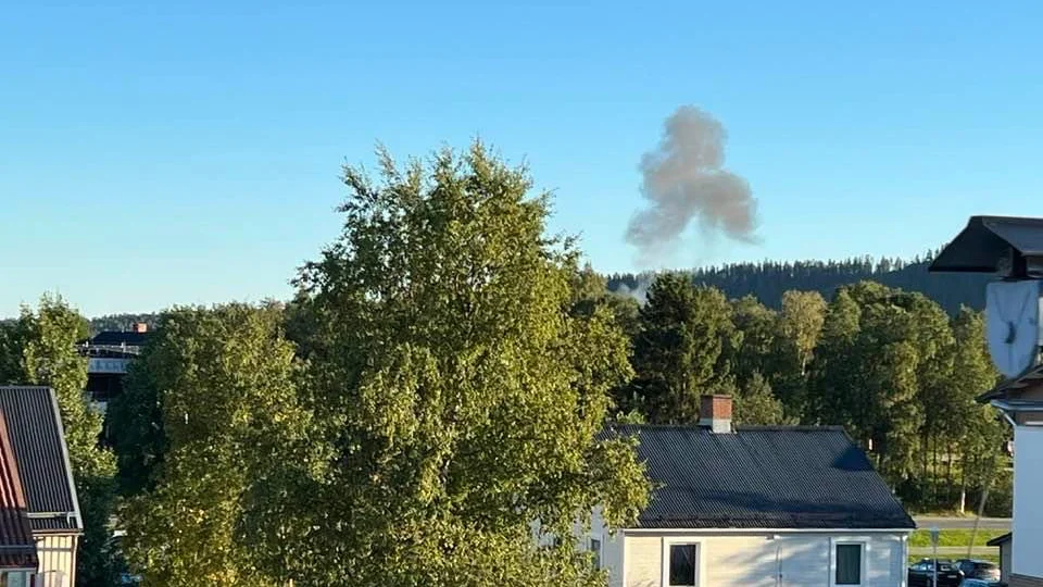 En hög smäll hördes i Arjeplog.
