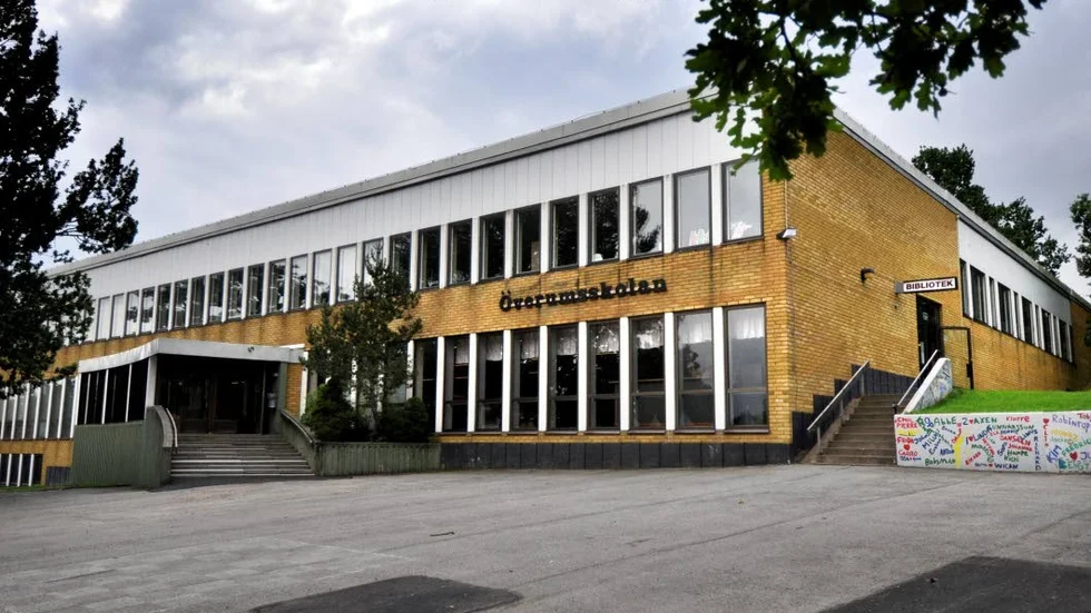 Ombyggnad. I den gamla högstadiebyggnaden kommer Överums nya fritidsgård att inhysas.