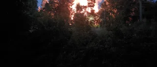 Kraftig brand i ödehus i Vingåker – totalförstördes 