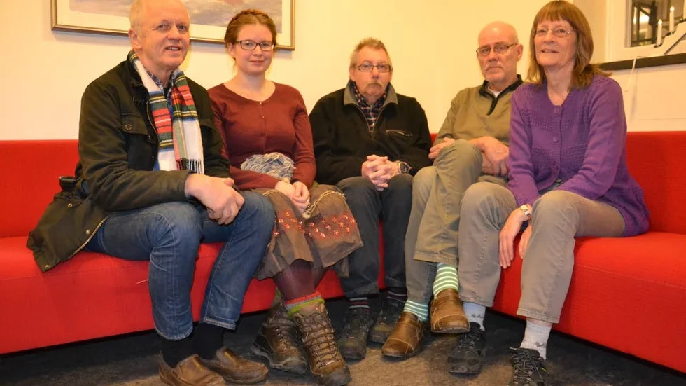 Vill träffas. Vänsterpartisterna Leif Svensson, Sara Kånåhols, Hans-Erik Pettersson, Hans Lange och Mariann Gustafsson vill täffa sina väljare.