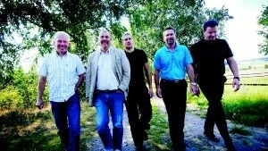 På väg mot framtiden. Från vänster: Conny Torstensson, Jörgen Olsson, Joakim Jansson, Per Allerth och Anders Norell. Foto: Ellen Kindstrand