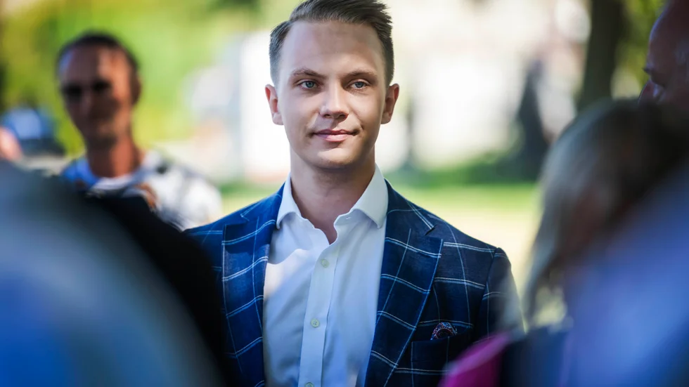 Tobias Andersson, rättspolitisk talesperson för SD och ordförande för Ungsvenskarna. Arkivbild.