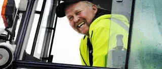 "Jag började ploga vid tretiden i natt"