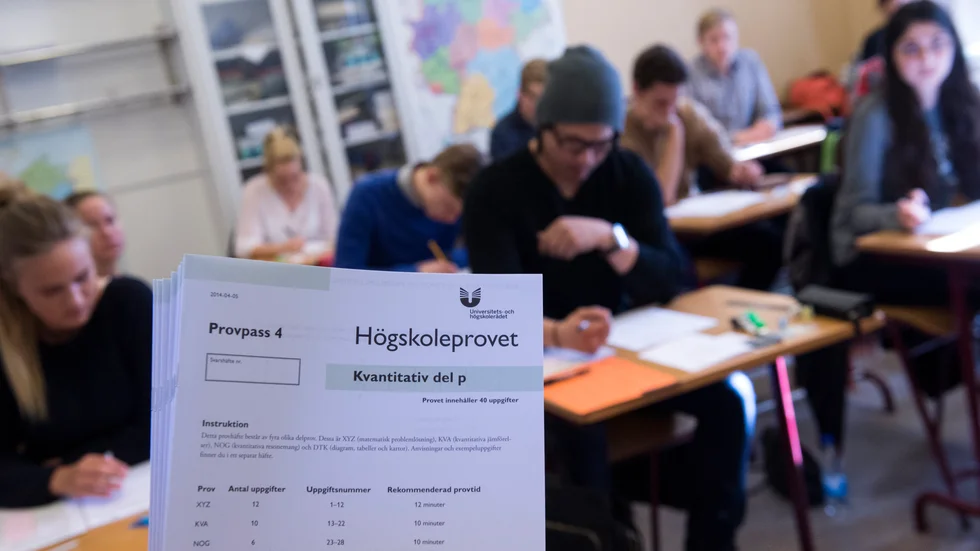 En först till kvarn-anmälan till högskoleprovet kan strida mot högskoleförordningen. Arkivbild.