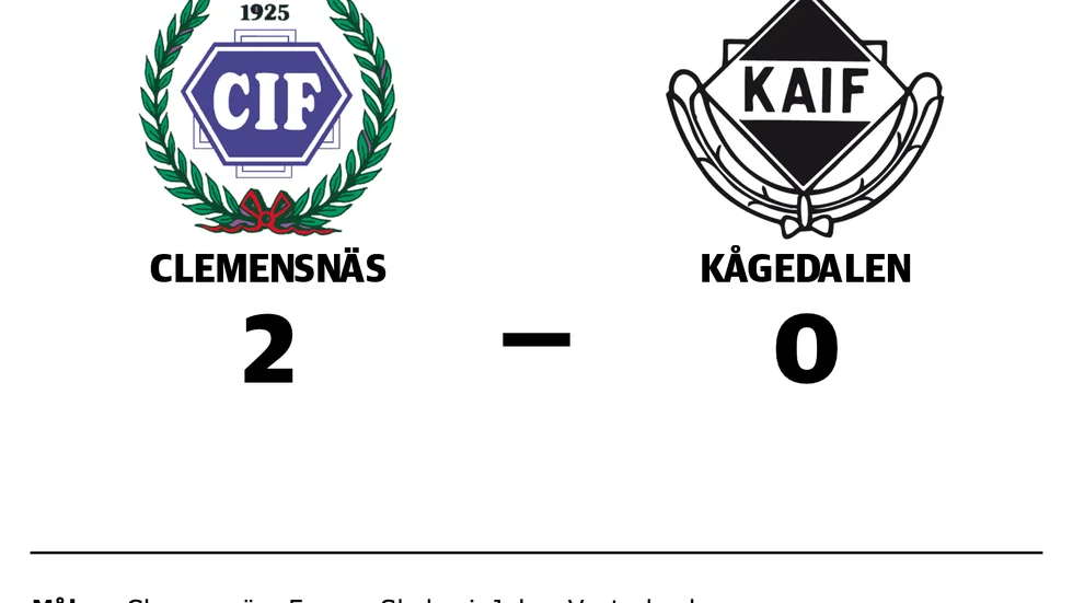 Clemensnäs vann mot Kågedalen