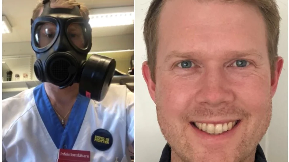 I ett uppmärksammat Facebookinlägg checkar Fredrik Lindell ut för semester. Som infektionsläkare på Ackis har han kämpat mot coronaviruset under våren. 