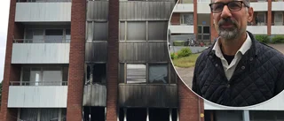 Granne i brinnande huset: "Det var rök överallt"