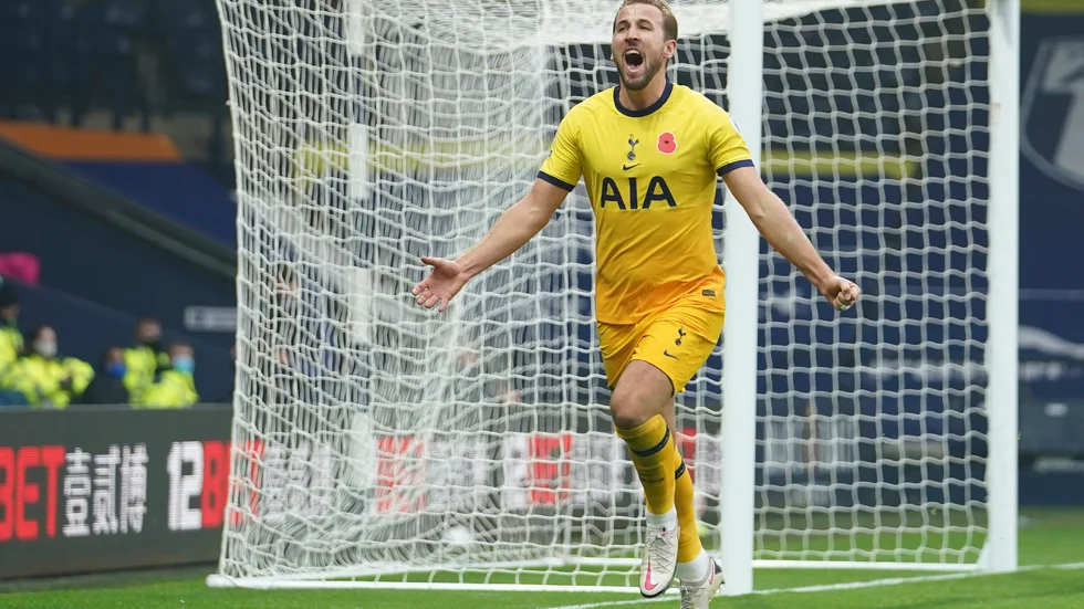 Harry Kane blev matchhjälte för Tottenham.