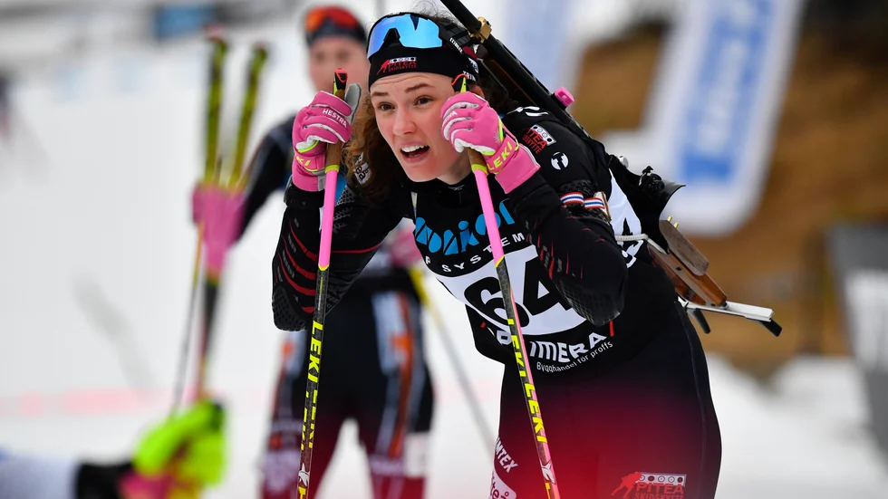 Hanna Öberg vann dubbelt i Idre.