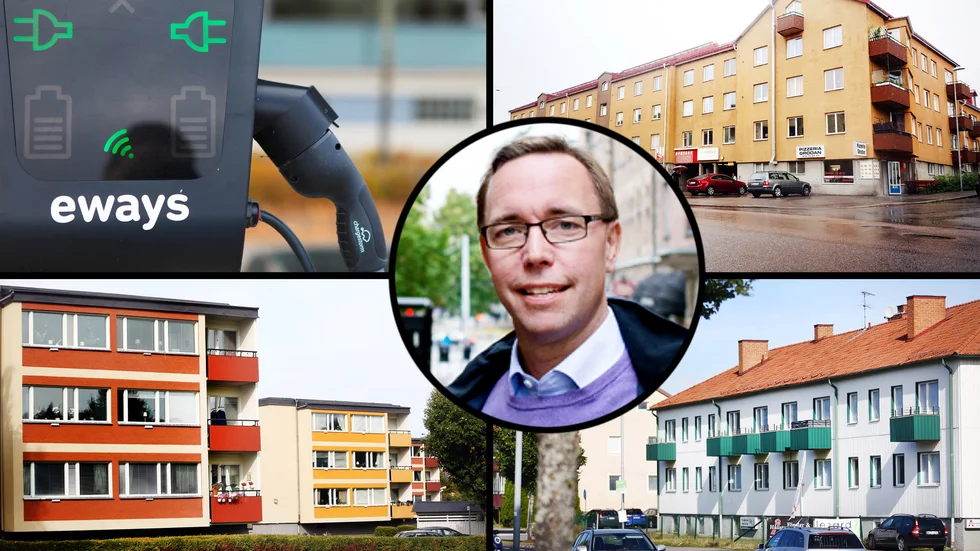 "Jag är själv ägare till bil med sladd sen åtta år tillbaka och detta är något jag tror starkt på", säger Magnus Jägre, hållbarhetschef på fastighetsbolaget Amasten.