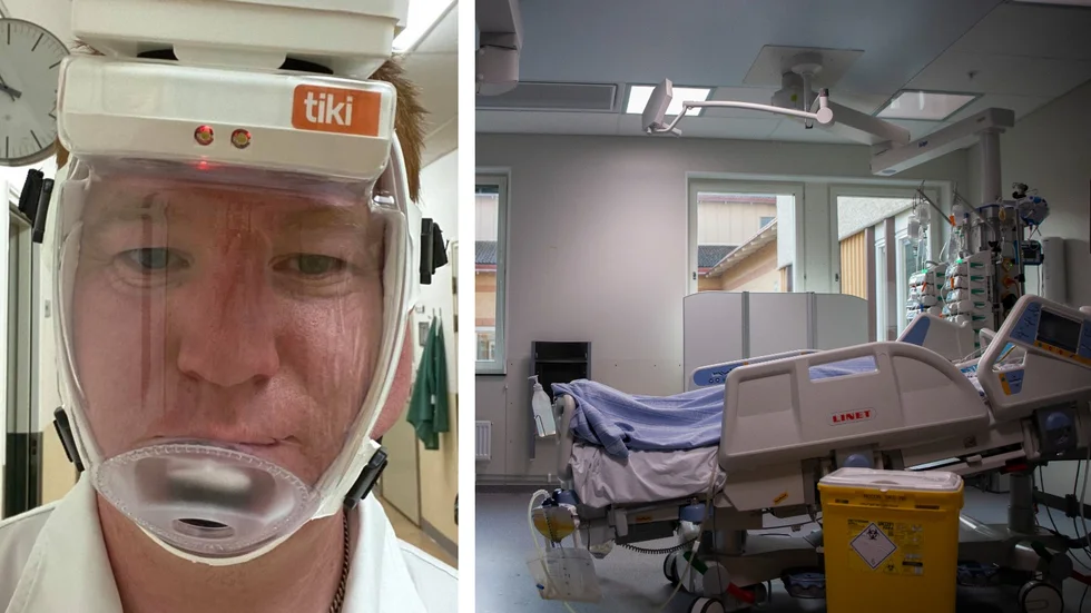 Personalen som jobbar med de svårast sjuka covid-patienterna oroar sig för de kommande veckorna, berättar Sebastian Geijer, skyddsombud för Vårdförbundet.