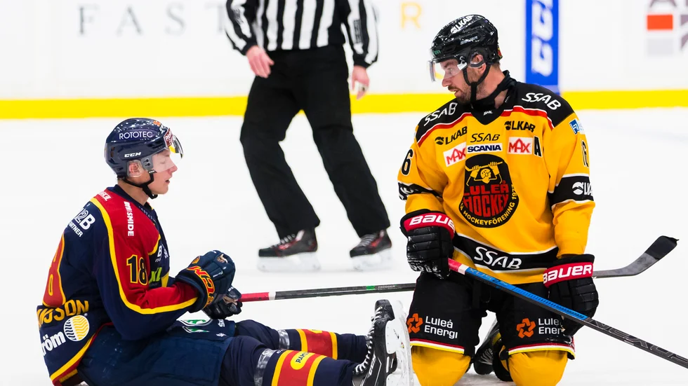 Niklas Olausson, Luleå Hockey, i ett tidigare möte med Djurgården.