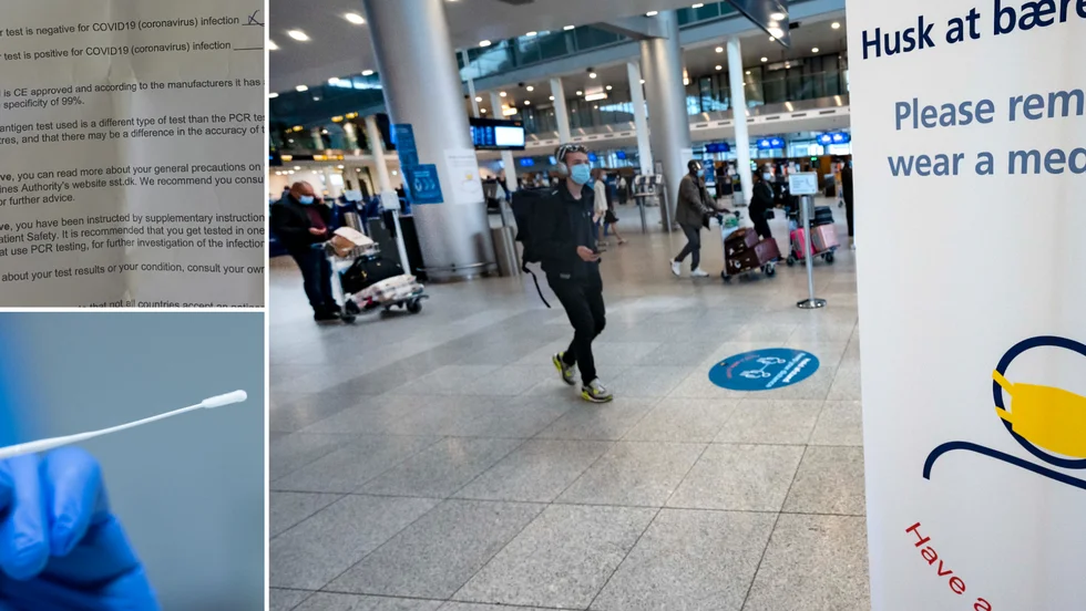 Dali Akid från Eskilstuna vill varna resenärer för att lita på snabbtesterna av covid-19.