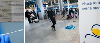Dali, 35, reste hem efter negativt snabbtest – testade positivt dagen efter