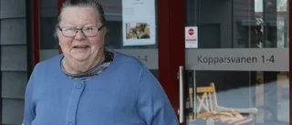 Ingegerd blev först ut att vaccineras i Åtvidaberg