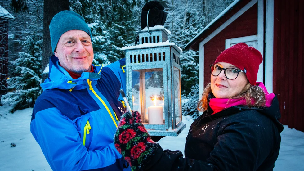 Den tredje varmaste december på hundra år. Lars och Camilla Bohnsack har koll på temperaturen.