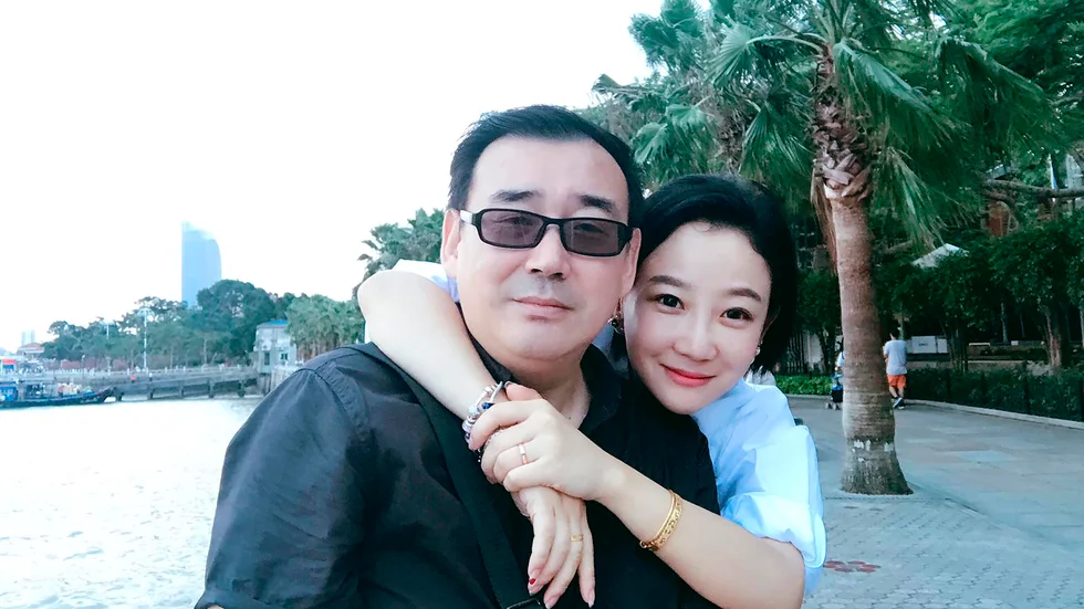 Yang Hengjun, här med sin fru Yuan Xiaoliang. Arkivbild.