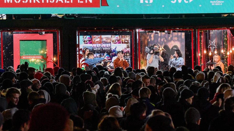 Så här såg det ut när Musikhjälpen i Lund rundade av insamlingen 2018.