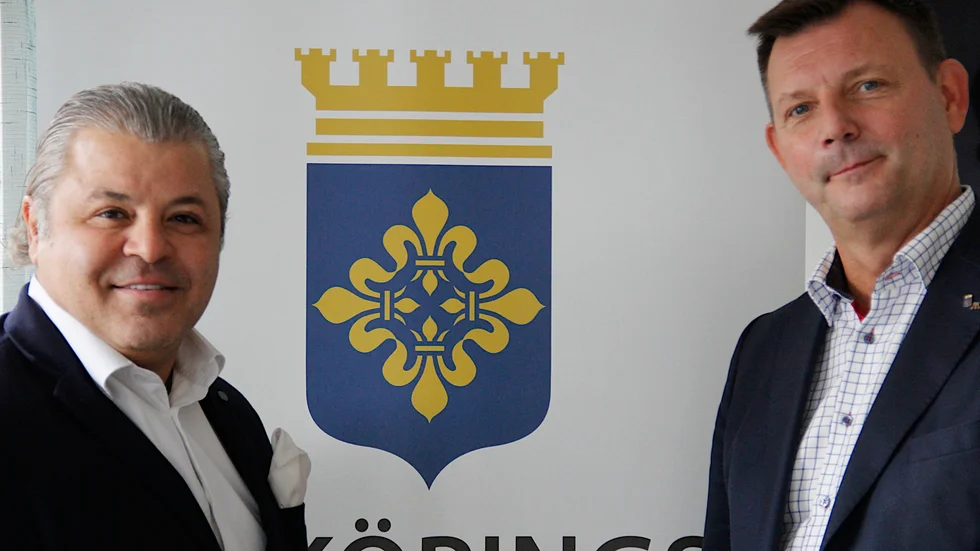 Martin Hosseini, vd för Vi Invest AB och Ingvar Smedlund (M) kommunstyrelsens ordförande, var nöjda med markanvisningsavtalet om Stattgropen. Förvaltningsrätten har fått in två överklaganden av avtalet.