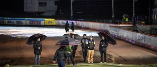 Första speedwayfinalen regnade bort