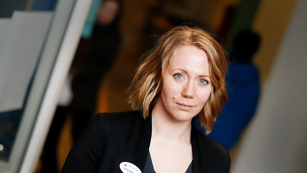 "Det är väldigt svårt att följa rekommendationerna i skolorna", berättar huvudskyddsombudet Sanna Hillerdal. 