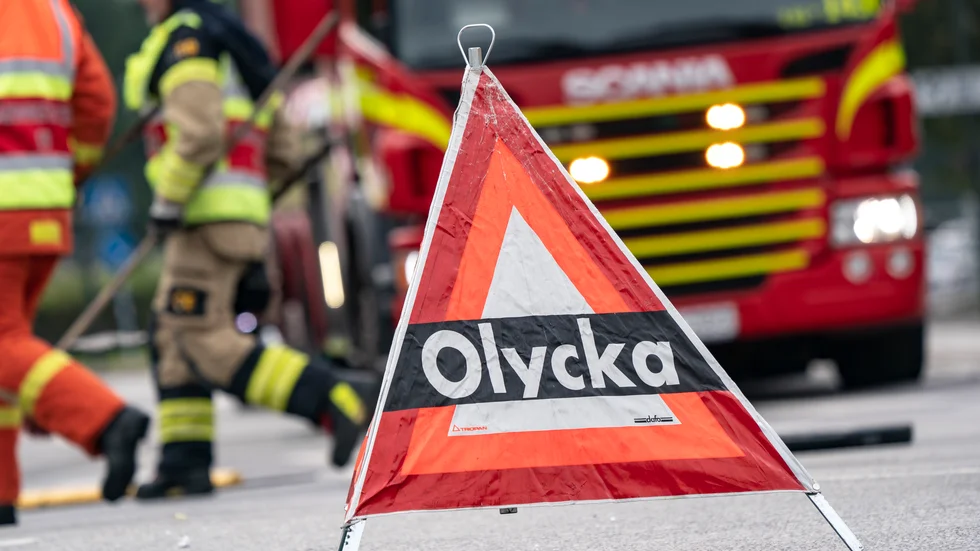 Fyra personer har förts till sjukhus. Arkivbild.